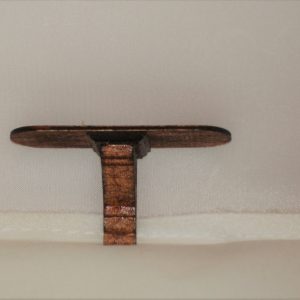 Mini Cherry Oak Oval Shelf #2