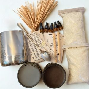 DIY Natural Candle Making Kit for Two - 100% Soy Wax and Essential Oils - Date Night Craft Gift Set - Make Your Own Candles - Crafting Gift
